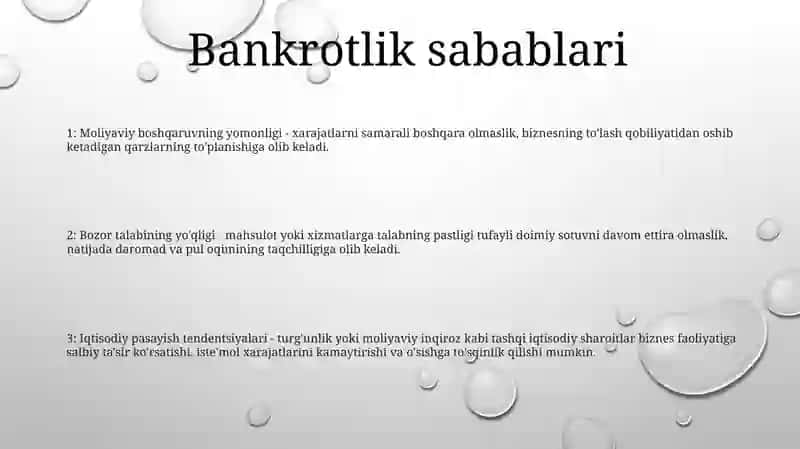 Biznes Faoliyatida Bankrotlik 2