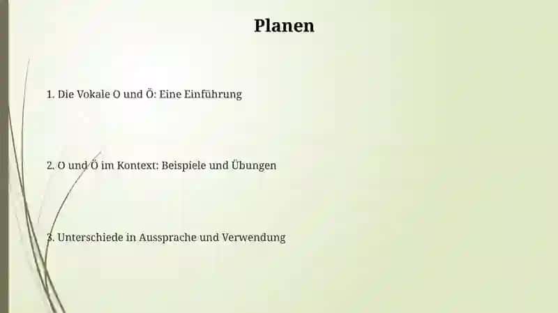Die Vokal o und ö 2