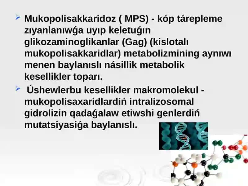 Mukopolisaxaridlervaolardıń biologiyaliq áhmiyeti 2