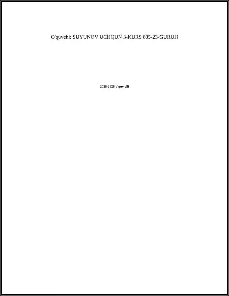 TCP/IP PROTOKOLLAR STEKI HAQIDA UMUMIY TUSHUNCHA 2