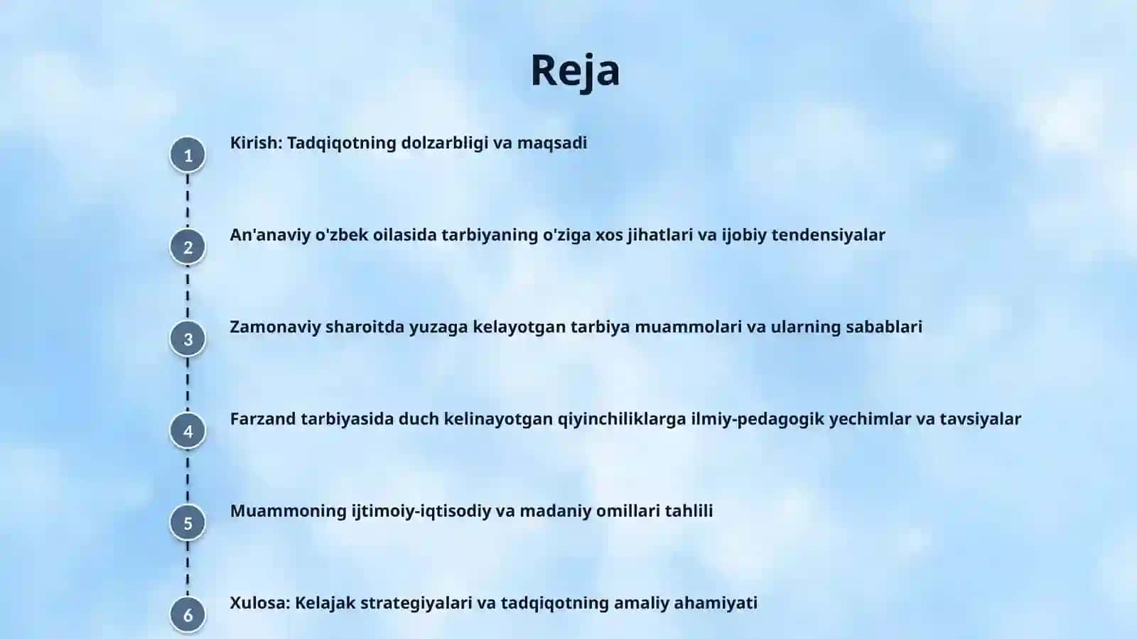 An’anaviy o’zbek oilalarida farzand tarbiyasi masalalari: yutuqlar, muammo va yechim. 2