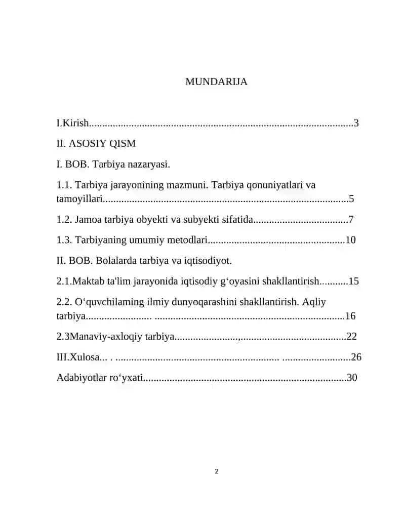 Tarbiyaviy ishlar jarayonida iqtisodiy tarbiya berish usullari 2