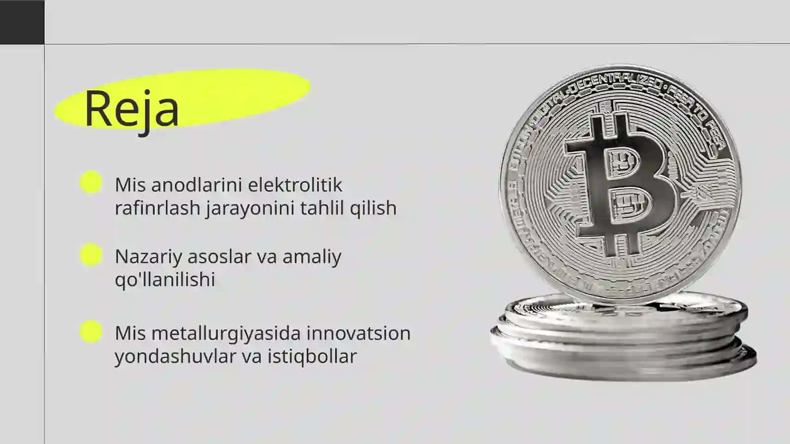 Mis metallurgiyasi misolida mis anodlarini elektrolitik rafinrlash jarayonining nazariy va amaliy asoslari 2