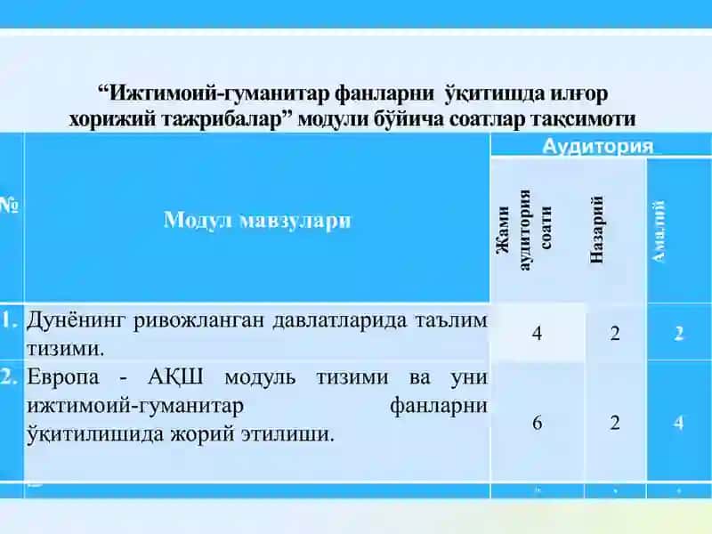 kredit model tiziming mohiyati 2