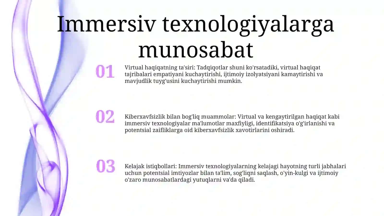 Virtual haqiqatning ta'siri 2