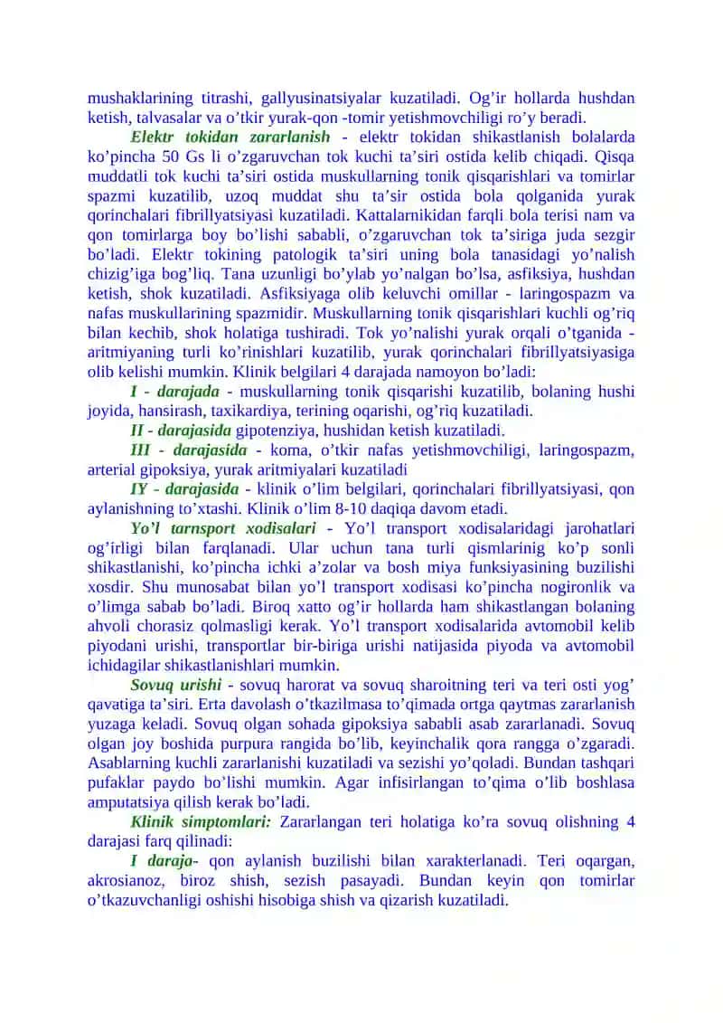 TASHQI MUHIT TA’SIROTLARI NATIJASIDA KELIB CHIQQAN SHOSHILINCH HOLATLARDA BOLA VA UNING OILASIGA HAMSHIRALIK PARVARISHI 2