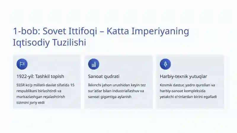 Sovet Tuzumining Iqtisodiy Inqirozi: Qulaylikdan Qulashgacha 2