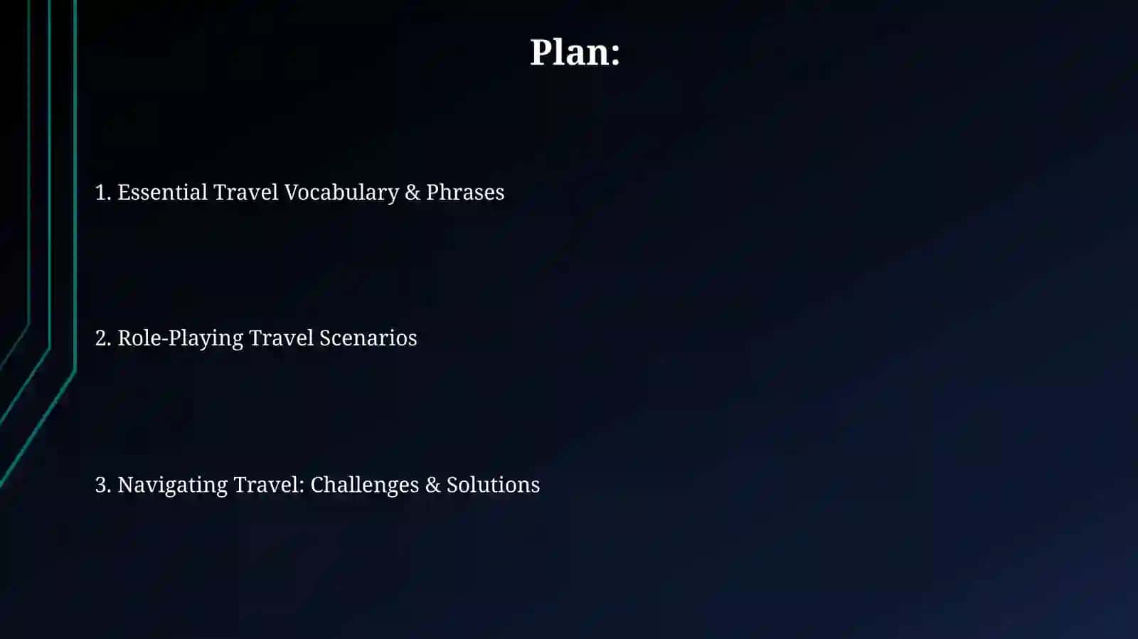 Essential Travel Vocabulary & Phrases 2