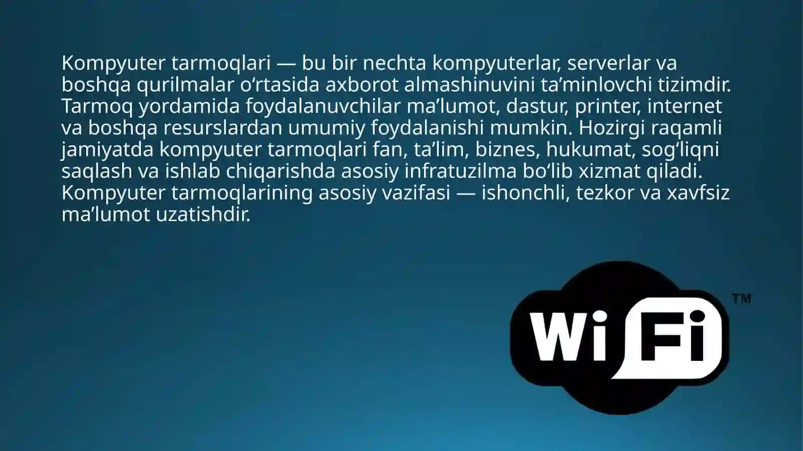 Kompyutertarmoqlarihaqidama’lumot 2