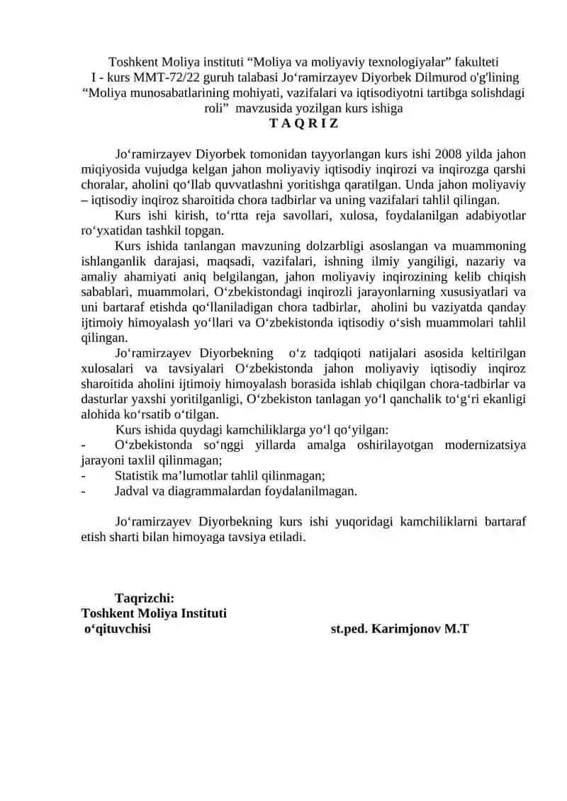 Banklar, ularning turlari va kredit tizimidagi roli 2