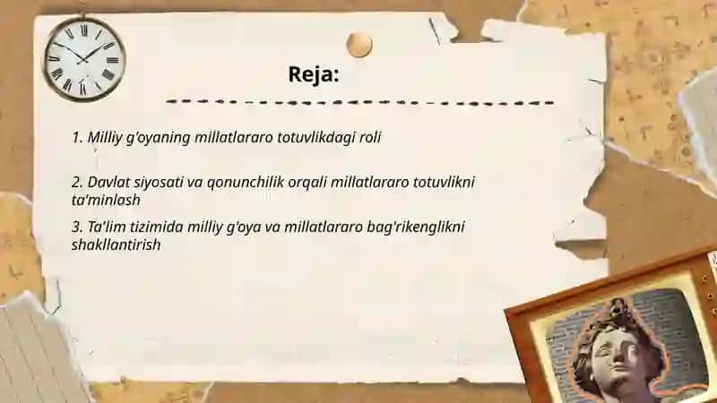 Milliy g'oya millarlararo totuvlikni taminlash 2