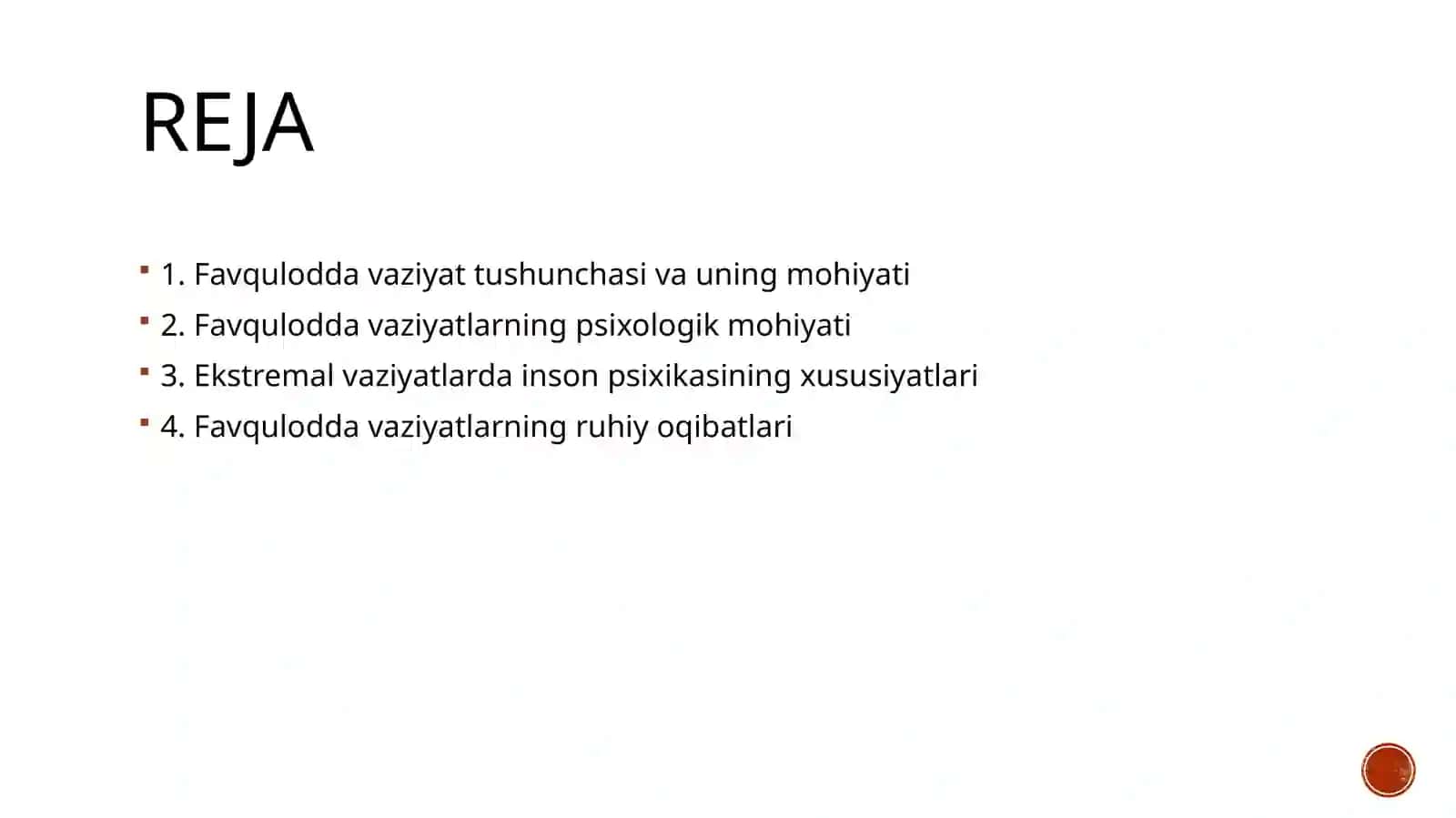 Favqulod va ekstremal vaziyatlar 2