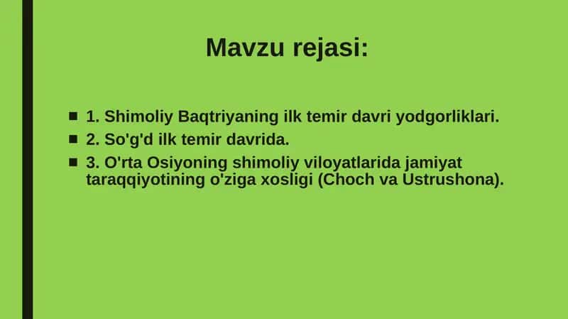 So’ngi bronza va ilk temir davri 2
