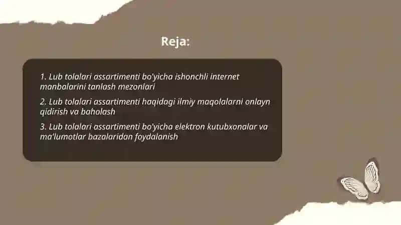 Lub tolalari assartimenti bóyicha internet ma'lumotidan foydalanish 2