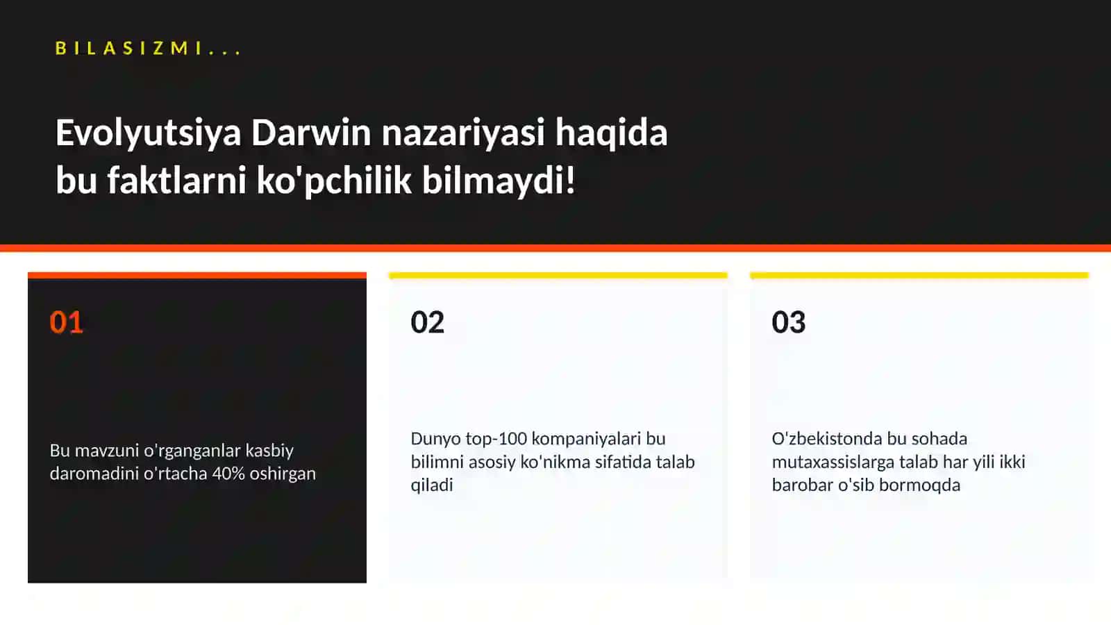 Evolyutsiya Darwin nazariyasi 2