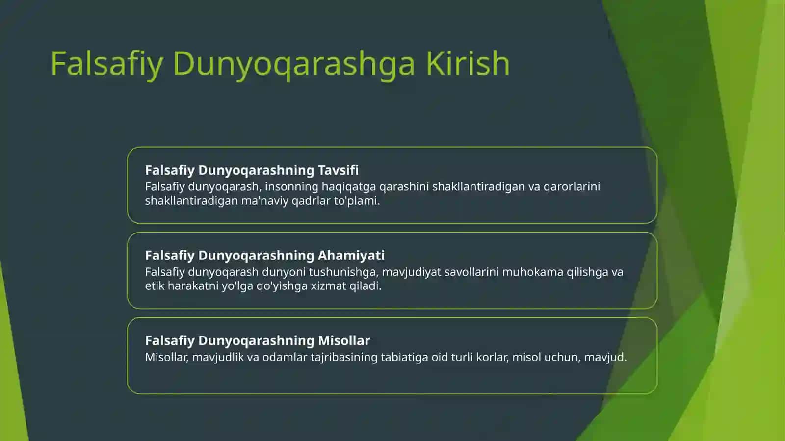 Insonning ma'naviy kamolotida falsafiy dunyoqarashning roli 2