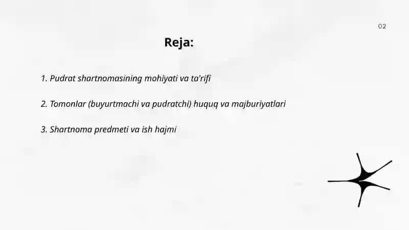 Pudrat shartnomasi 2
