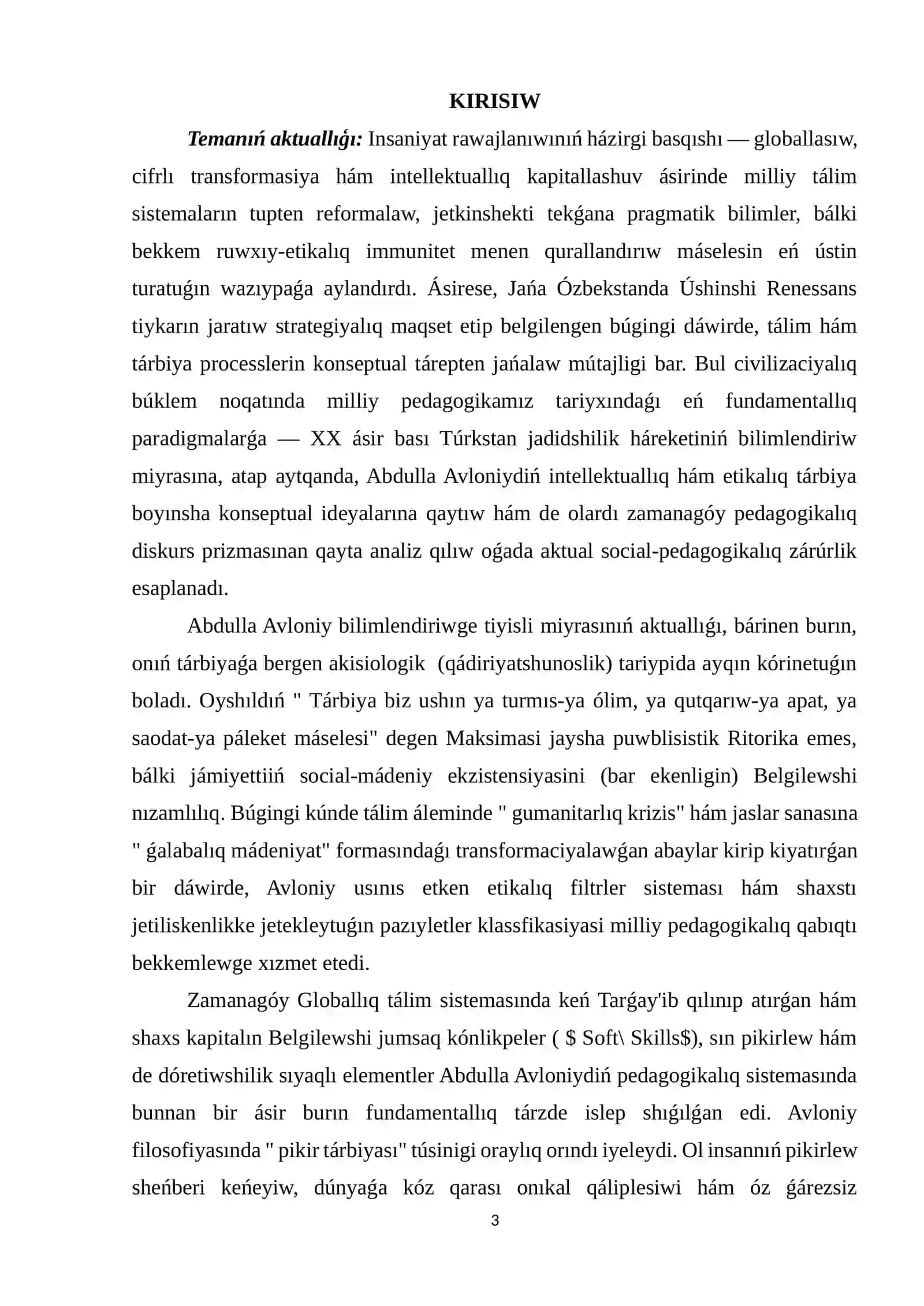 Abdulla Avloniy miyraslarında tálim-tárbiya máseleleri 2