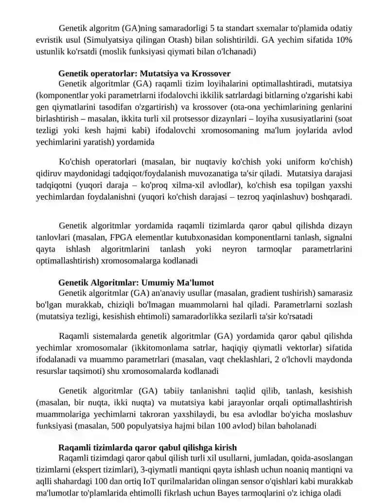 Raqamli tizimlarda genetik algoritmlar yordamida qaror qabul qilish 2