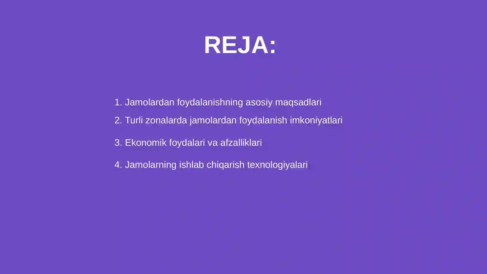 Turli zonalardagi jamolardan xo'jalikda foydalanish 2