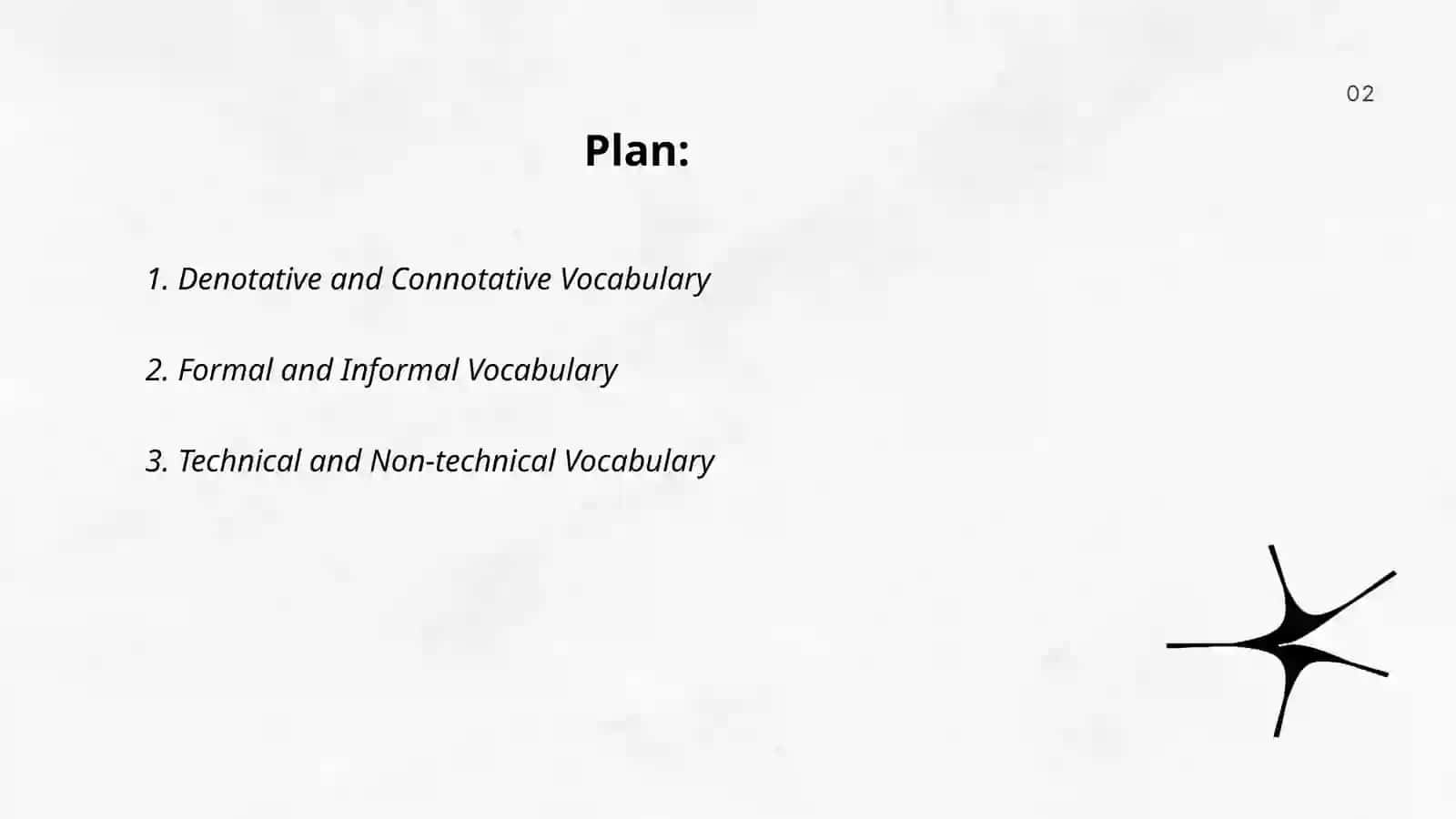 Classification of vocabulary in stylistics 2