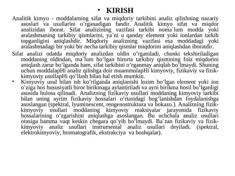 Asosiy adabiyotlar va qo’shimcha adabiyotlar 2