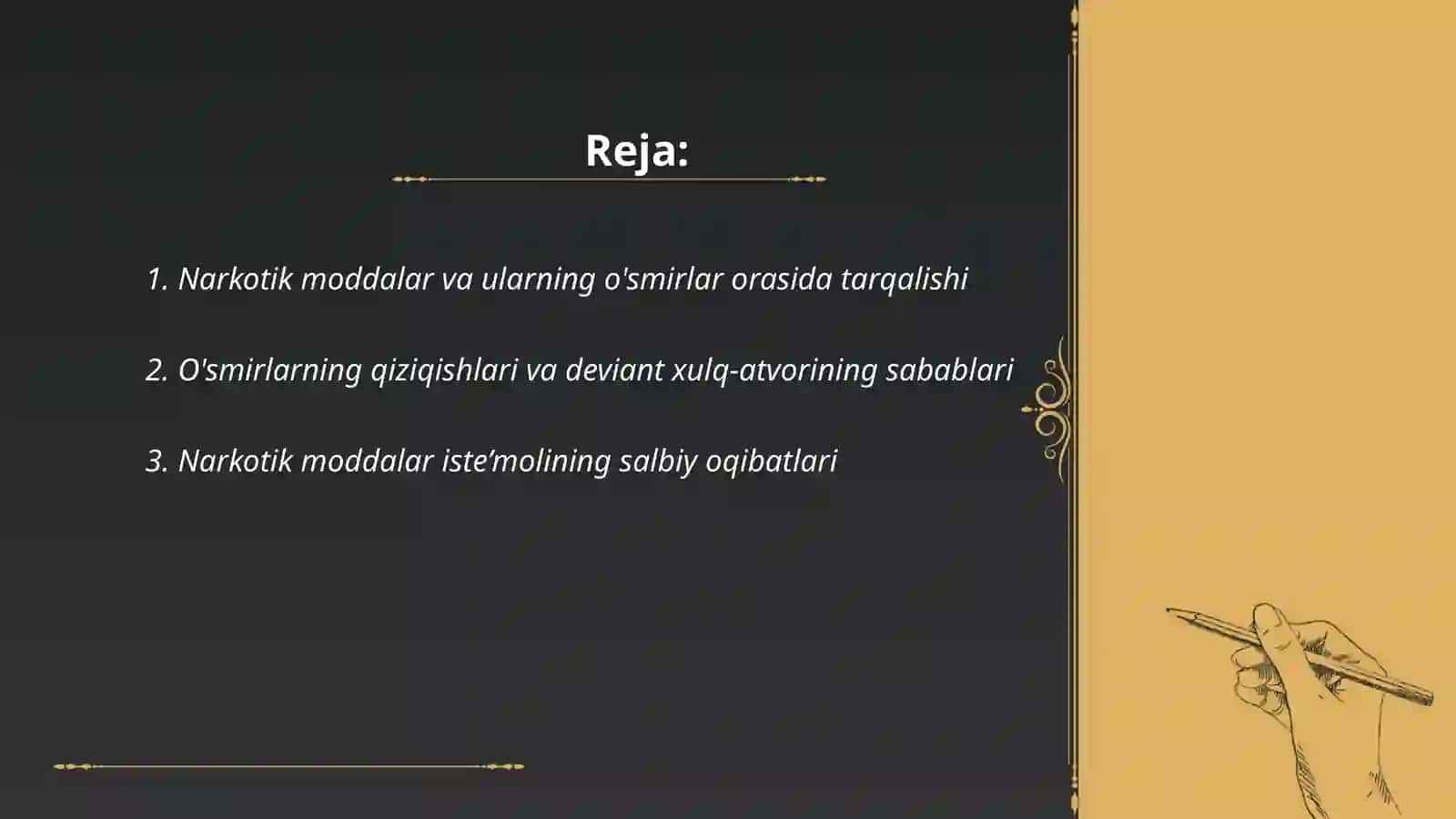 Narkotik moddalar iste’moli 2