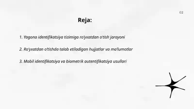 Yagona identifikatsiya tizimi 2