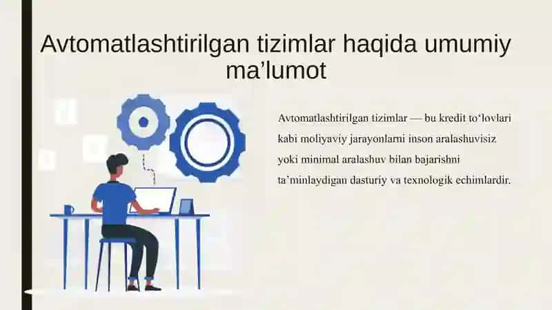 Avtomatlashtirilgan tizimlar 2