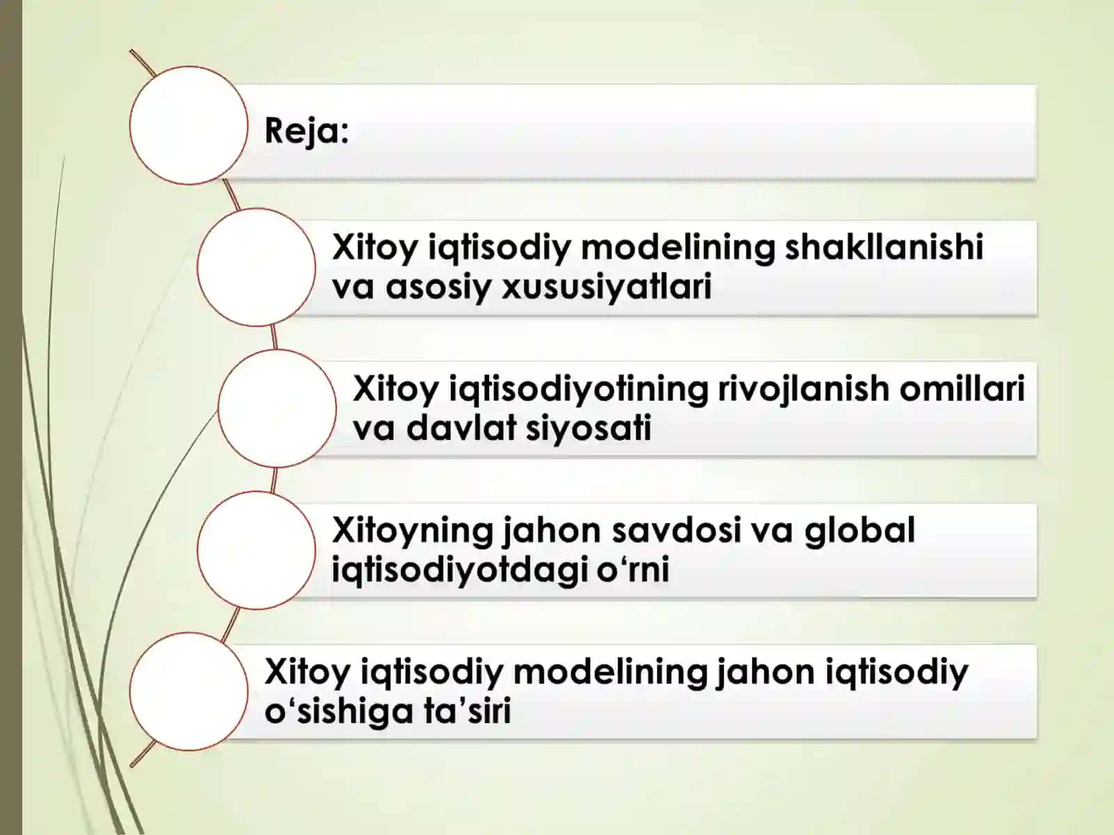 Xitoy iqtisodiy modeli va global iqtisodiy oʻsishdagi oʻrni 2