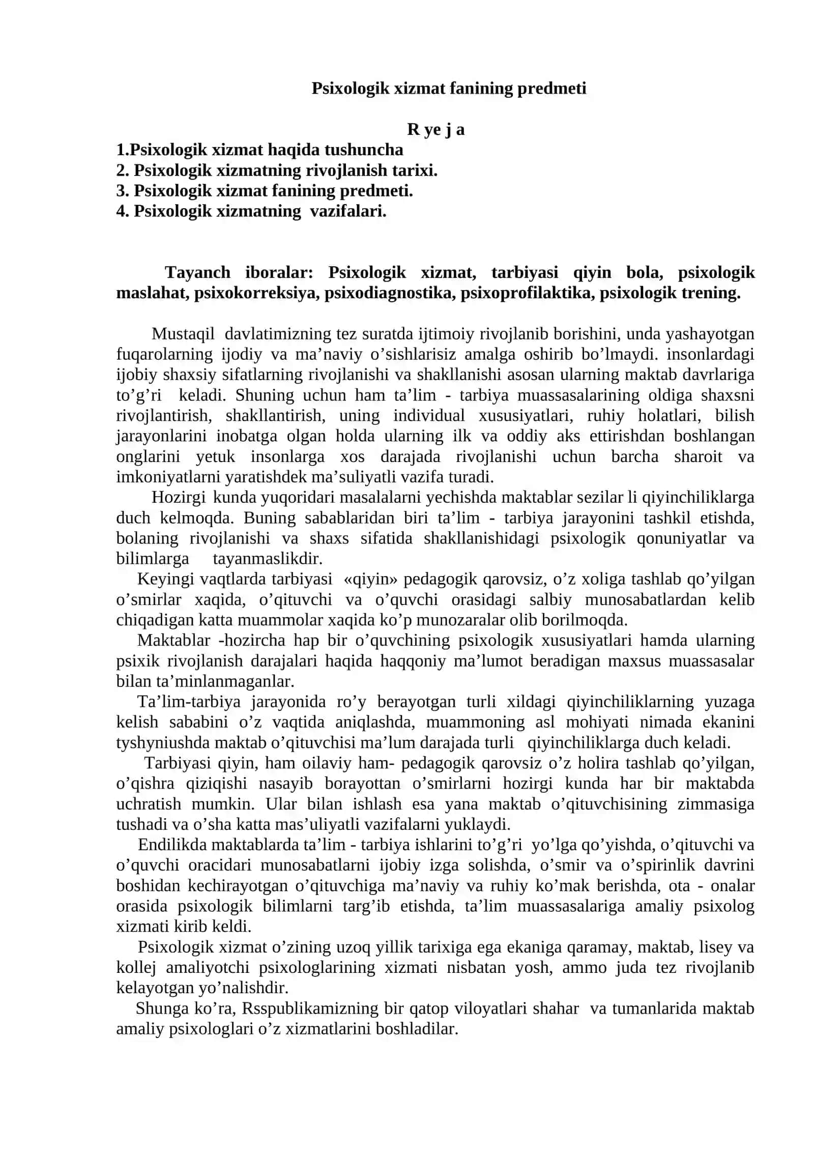 Ma’ruzaLAR MATNI 2