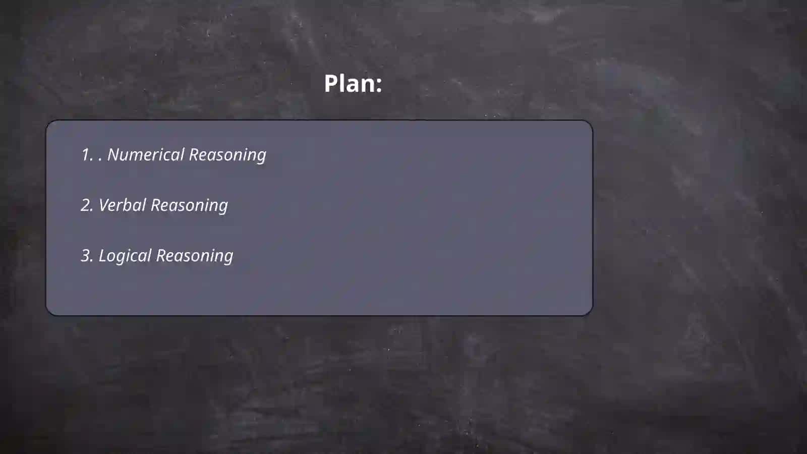 Numerical Reasoning 2