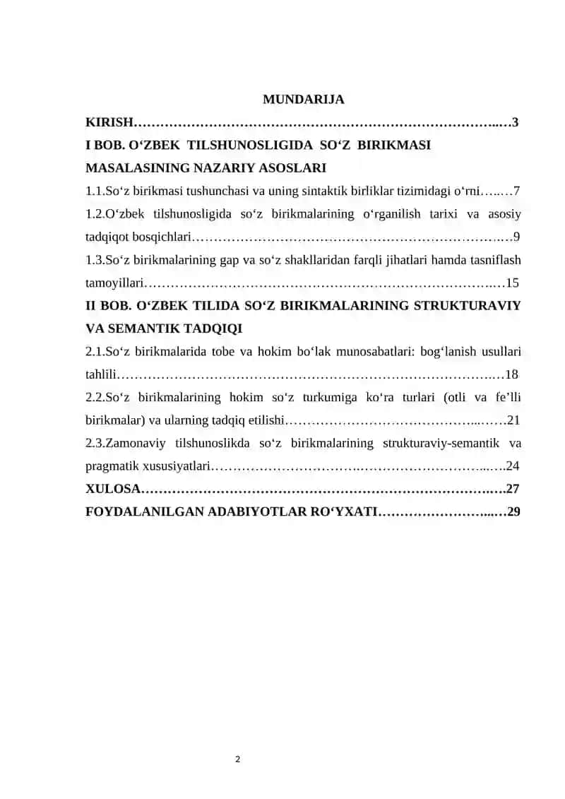 O‘zbek tilshunosligida so‘z birikmalarining o‘rganilishi 2