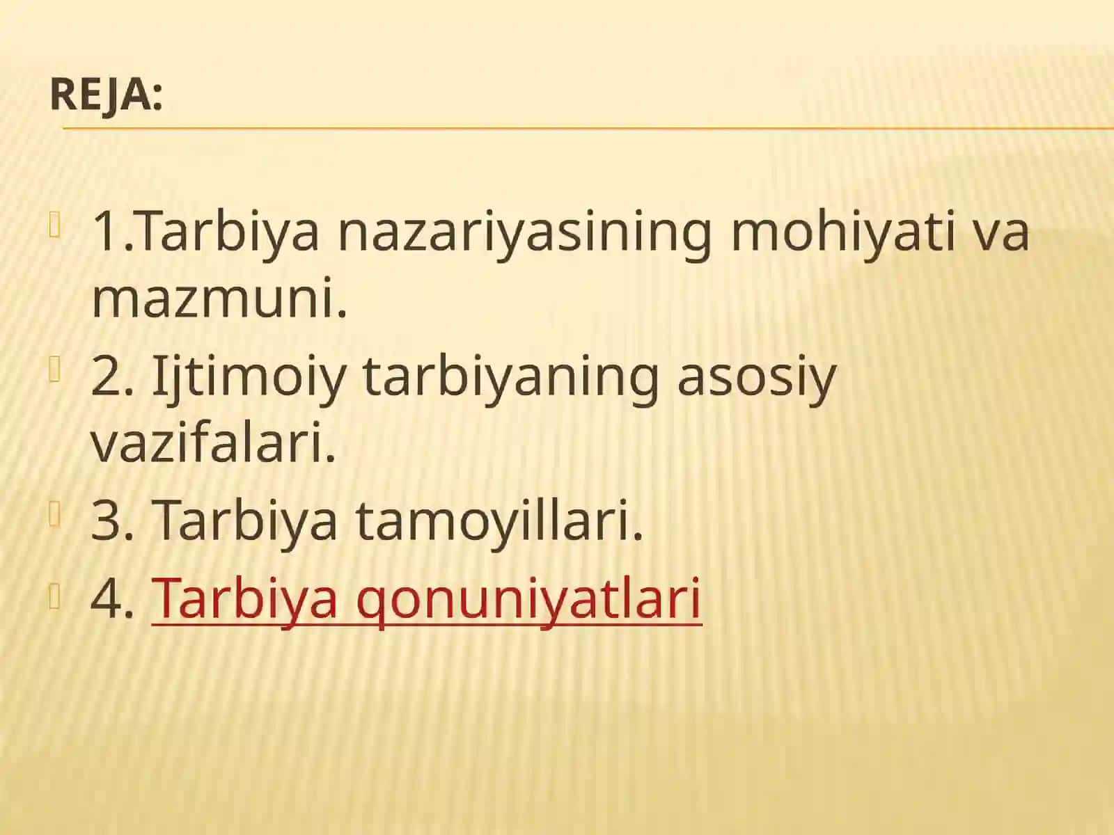 TARBIYA JARAYONI MOHIYATI VA MAZMUNI 2