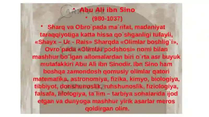 Abu Ali ibn Sino 2