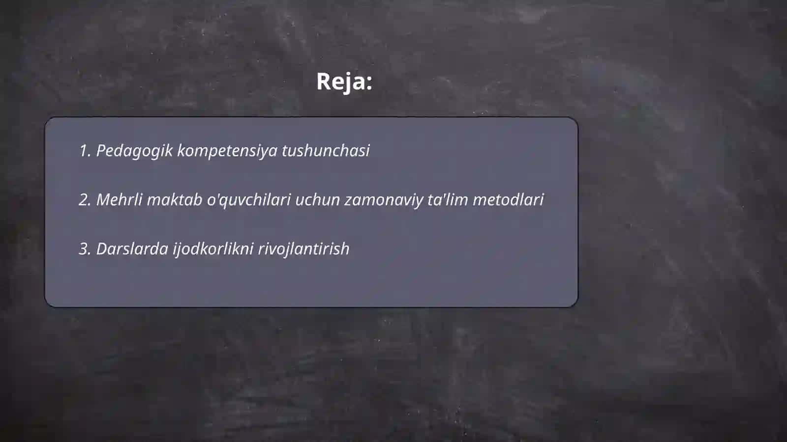 Mehrli maktab pedagogik kompetensiyalarini shakllantirish 2