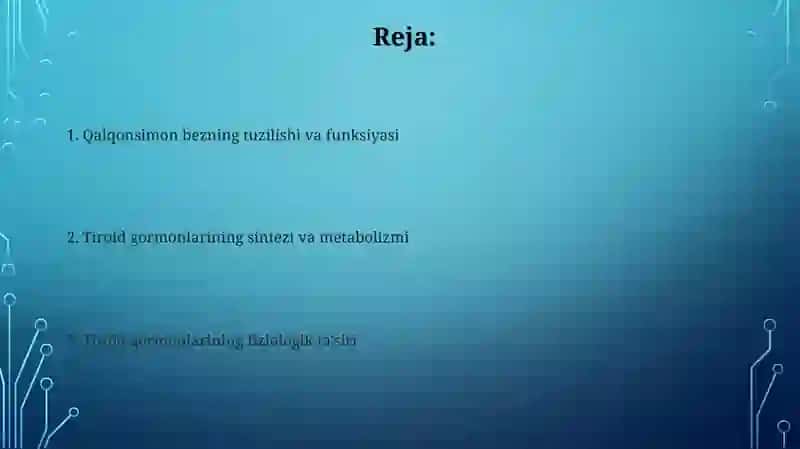 Qalqon oldi bez fiziologiyasi 2