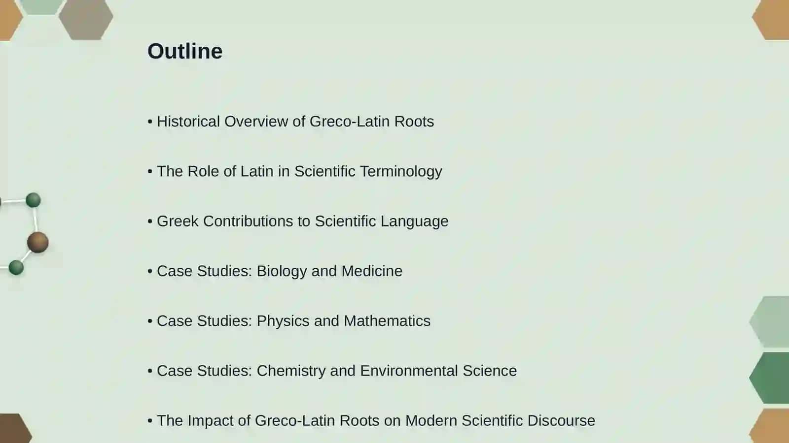 The Influence of Greco-Latin Roots on Scientific Lexicons 2
