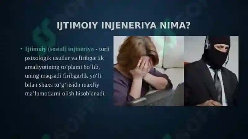 Ijtimoiy injeneriyada xujumlar tahlili 2