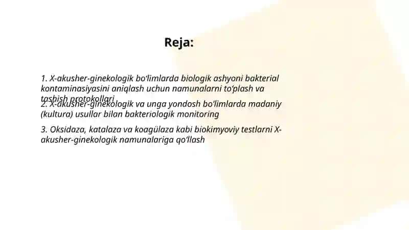 Biologik ashyoni bakterial kontaminasiyasini biokimyoviy usulda aniqlash 2