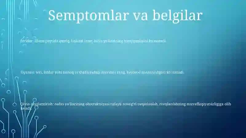 Yuqori Lab Va Tanglay Yoriqligiga Ega Bo'Lgan Bolalarda Fonatsion Nafas Buzilishlarini Namoyon Bo'Lishi 2