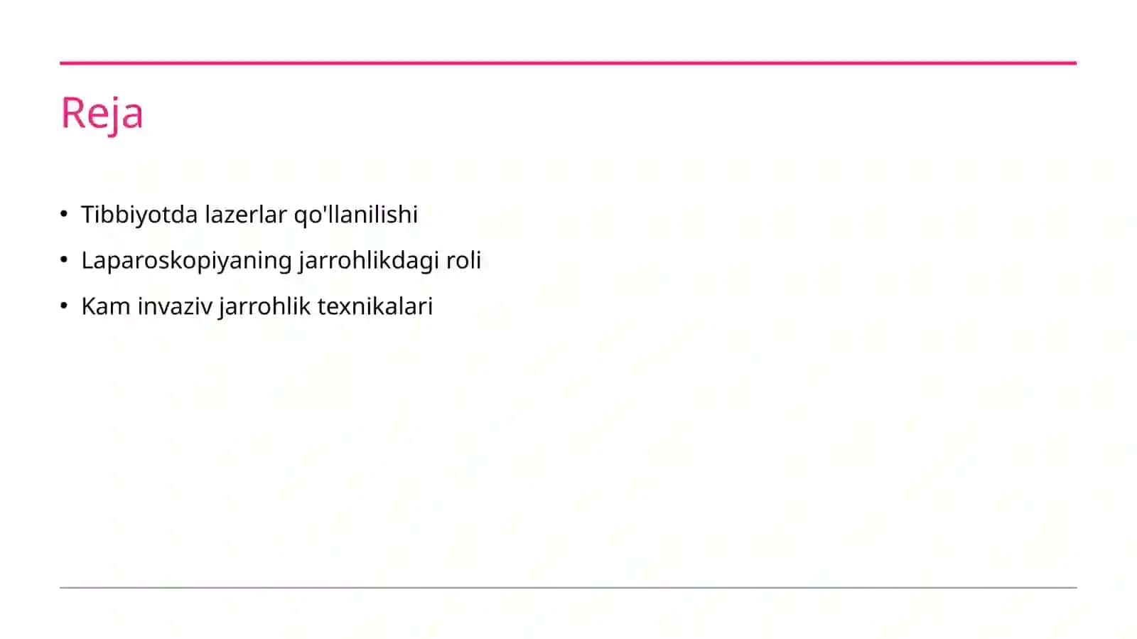 Lazerning tibbiyotda qo'llanishi Laparoskopiyaning jarrohlikda qo'llanishi 2