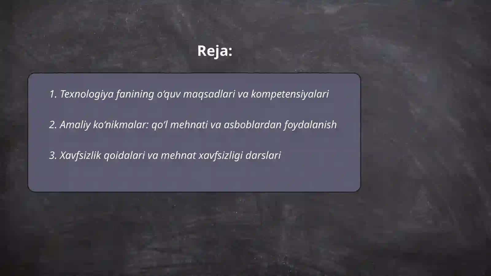 Boshlang‘ich sinflarda texnologiya fanining mazmuni 2
