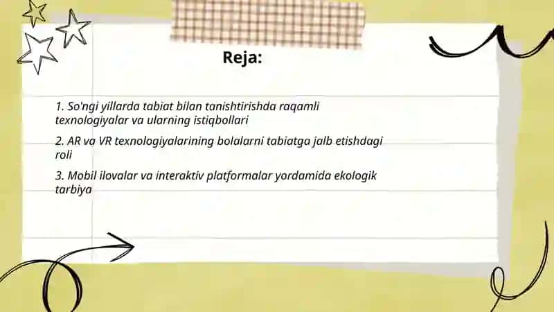 So'ngi yillarda bolalarni tabiat bilan tanishtirish texnologiyasining istiqbollari 2