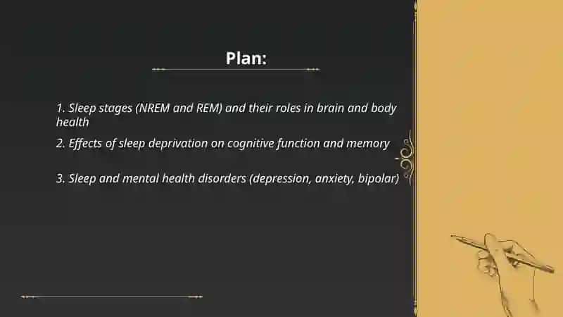 The importance of sleep for mental and physical health 2