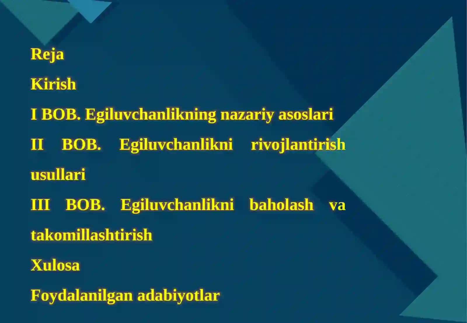 EGILUVCHANLIK QOBILIYATINI TARBIYALASH 2