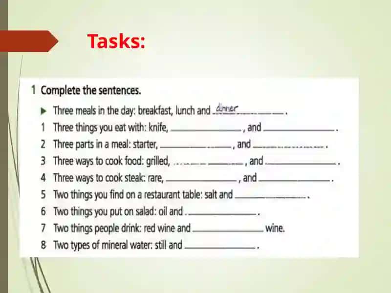 LESSON 5. REVISION 2