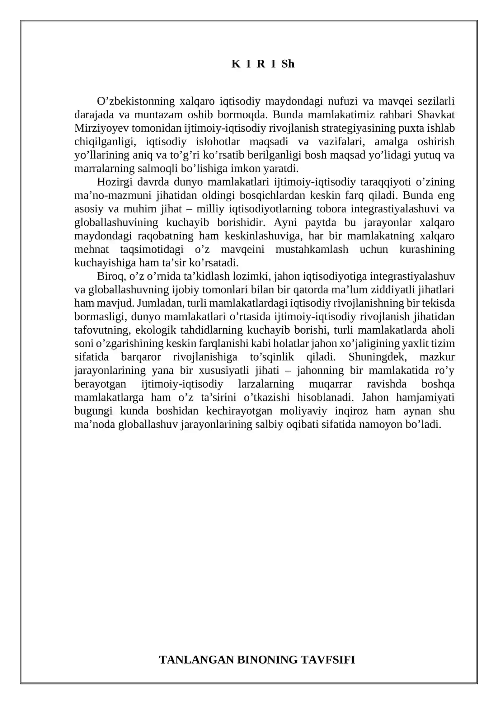 Binoni jismoniy eskirishini aniqlash va baholash 2