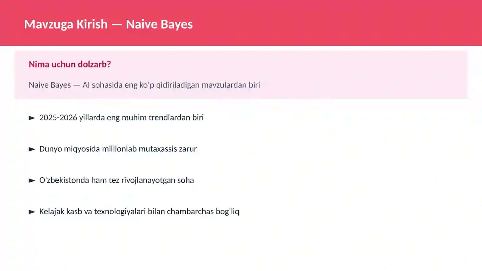 Naive Bayes 2