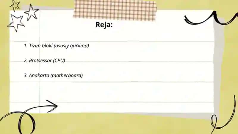 Kompyuterning asosiy va qoʻshimcha qurilmalari 2